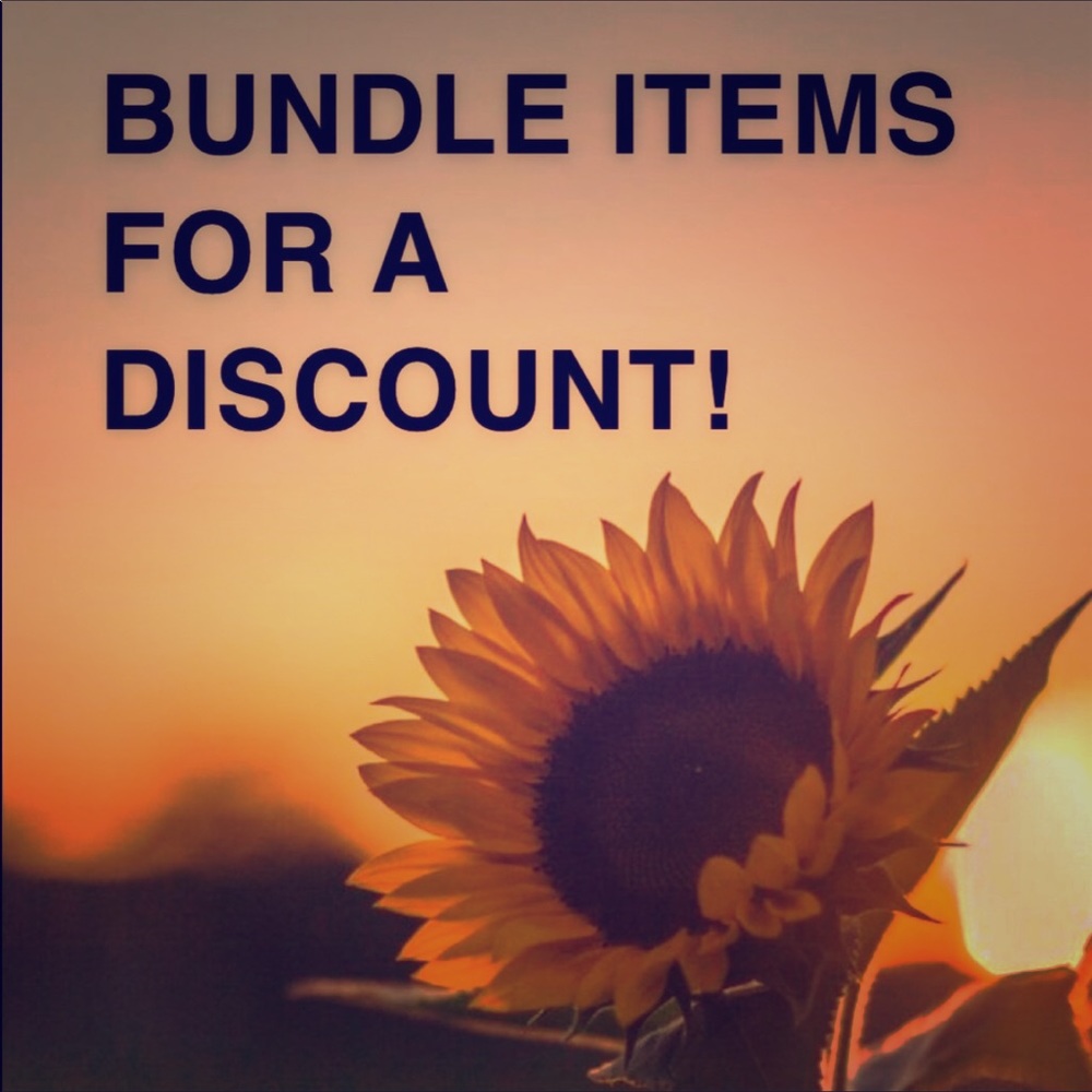 Bundle items & I will make you a deal! 🌻💕